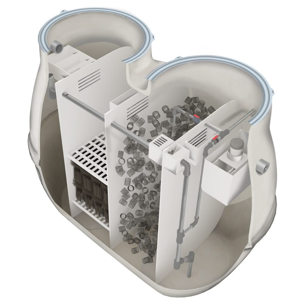 Cut model of packaged type STP 1